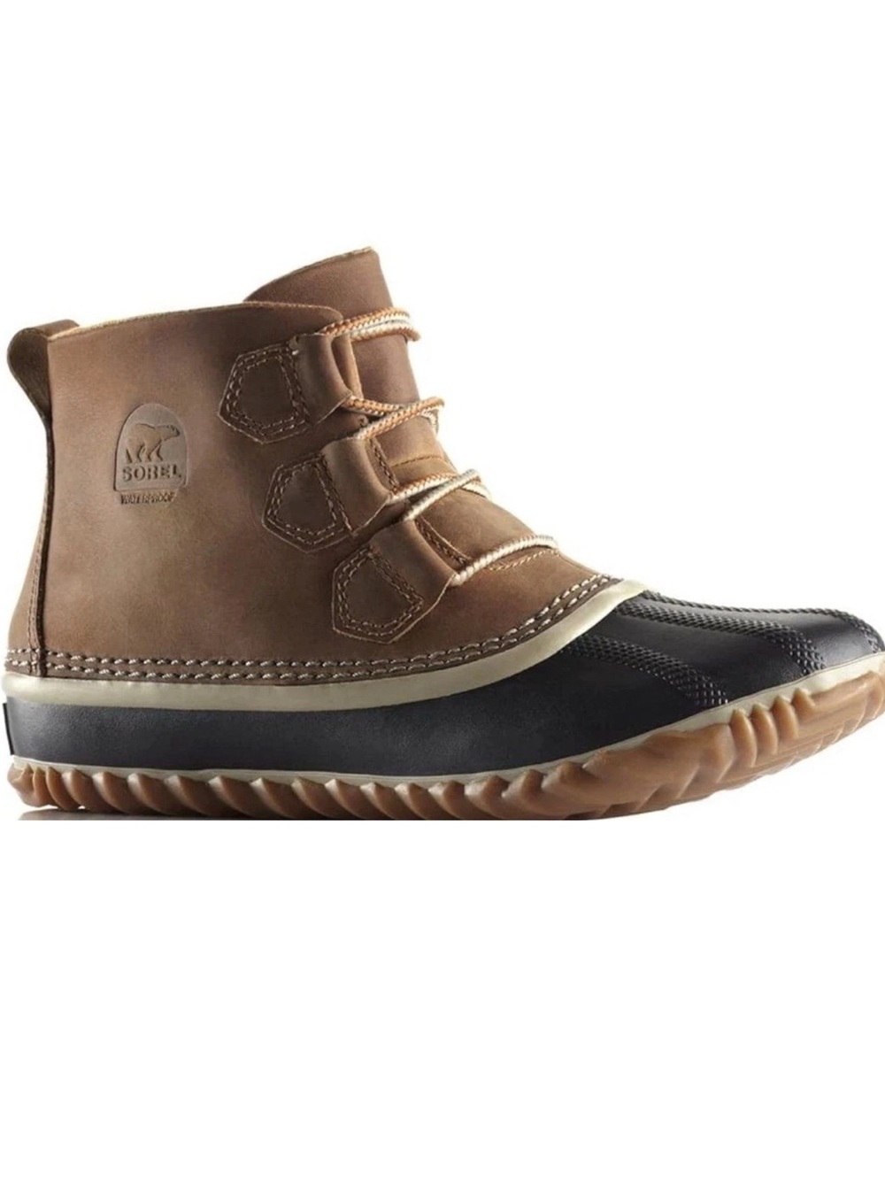 Sorel Men’s/Youth “Duck Boots” waterproof Leather Uppers and Laces Size 6 EUC.